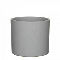 Вазон керамічний Edelman Era 19,5 см круглий 4,1 л пісочно-сірий (1035839) 