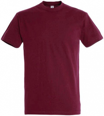 Футболка чоловіча Sol's Imperial 190 р. XL бордовий