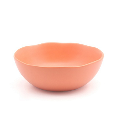 Тарелка глубокая Совершенство 18 см розовая MVM