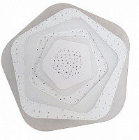 Світильник настінно-стельовий Luxel Capella 120 Вт 500х60 мм білий матовий CLQR-120