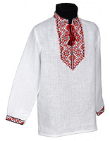 Рубашка-вышиванка Гармонiя Волынская р.158 белый с красным 