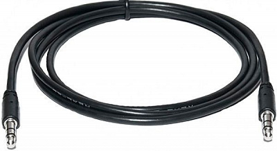 Кабель Real-el mini-jack 3,5 мм 1 м черный (Audio Pro 3.5mm M - 3.5mm M 1m) 