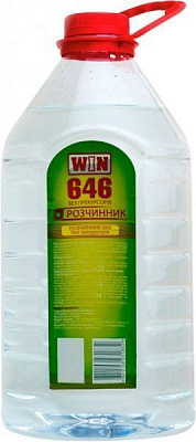 Растворитель 646 без прекурсоров WIN 5 л 3,2 кг