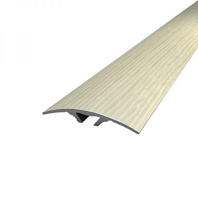 Порожек алюминиевый декоративный АЛЮПРО скрытый крепеж 39x2710 мм дуб беленый 