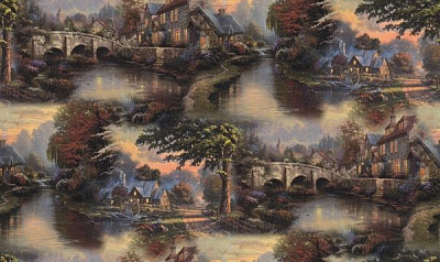 Шпалери вінілові на флізеліновій основі Vinil Сад декор ЭШТ 6-1462 1,06x10,05 м