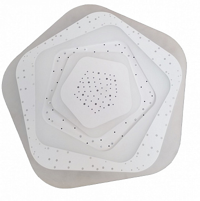 Светильник настенно-потолочный Luxel Capella 120 Вт 500х60 мм белый матовый CLQR-120