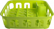 Сушилка для посуды Essentials 39x39x10,1 см зеленая Curver