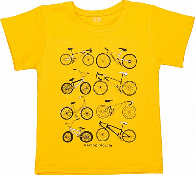 Футболка унисекс Фламинго 864-417 р.104 желтый 