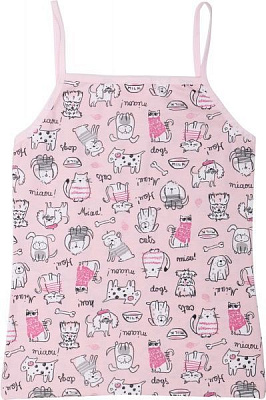 Майка для дівчаток Татошка р.134 рожевий 251372 ктп