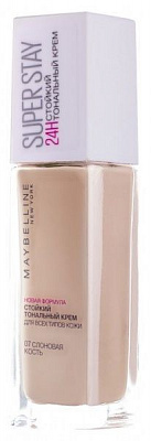 Тональный крем Maybelline New York Superstay 24H 07 Слоновая кость 30 мл