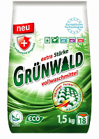Порошок для машинной и ручной стирки Grunwald Горная свежесть 1,5 кг 