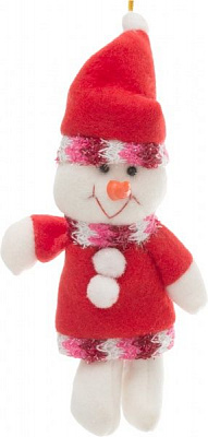 Підвіска Веселий сніговик 10 см 1516-5
