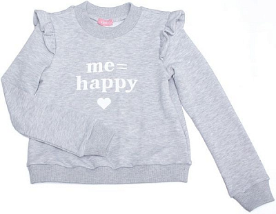 Реглан Sasha р.140 сірий меланж 4579/2