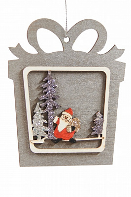 Подвеска Подарок 11,5 см 8944