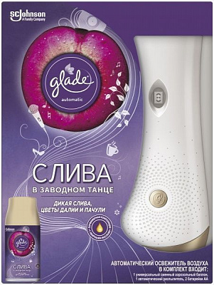 Автоматический освежитель воздуха Glade Слива в зажигательном танце 269 мл