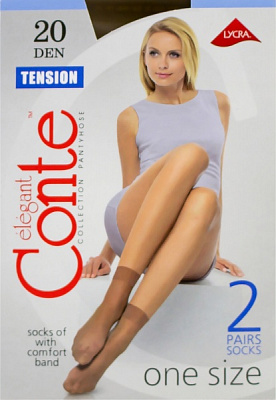 Шкарпетки Conte TENSION р. one size чорний
