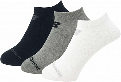 Носки New Balance PRF COTTON FLAT KNIT NO SHOW 3 PAIR LAS95123WM р.L разноцветный