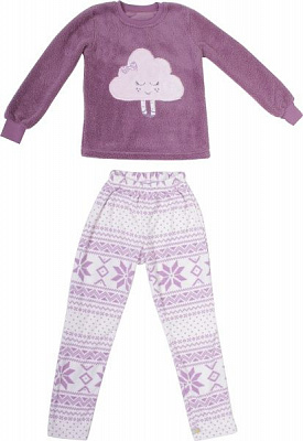 Комплект для девочек Фламинго р.140 сиреневый 767-905 