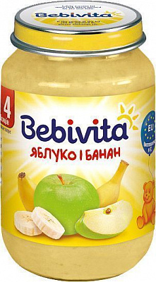 Пюре Bebivita Яблуко і банан