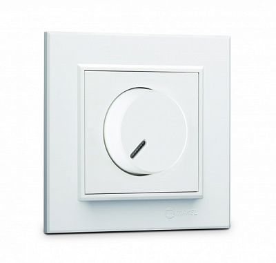 Светорегулятор поворотный Makel Karea 600 Вт 20 IP белый 56001011