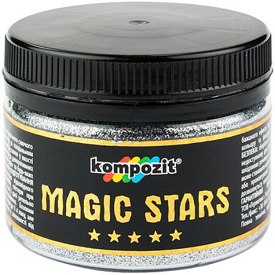 Глітер MAGIC STARS Kompozit срібний