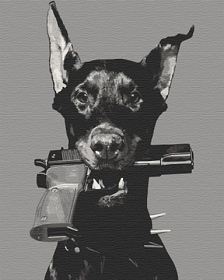 Картина по номерам Агент 007 11653-AC 40х50 см ArtCraft 