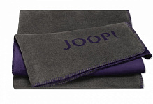 Плед UDF Schief-Violett 150x200 см сірий/фіолетовий Joop! 
