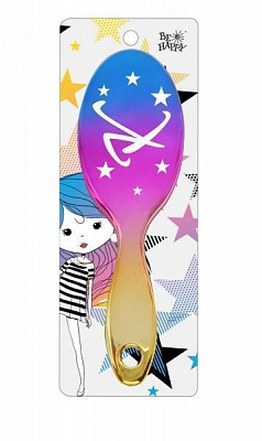 Щетка для волос именная Be Happy Super Star 047-К