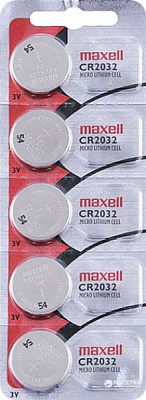 Батарейки Maxell CR2032 5 шт. (18586300)