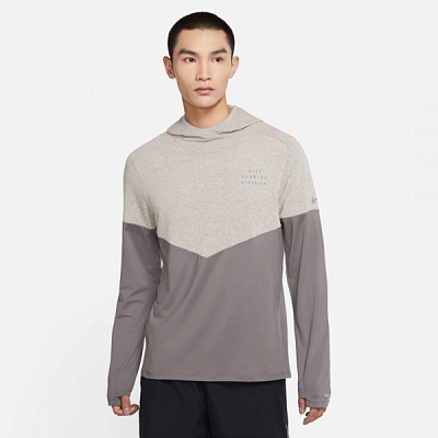 Джемпер Nike M NK TF ELMNT RDVN HOOD DM4638-289 р. S бежевий