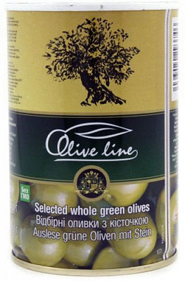 Оливки Olive Line Відбірні без кісточок 420 г