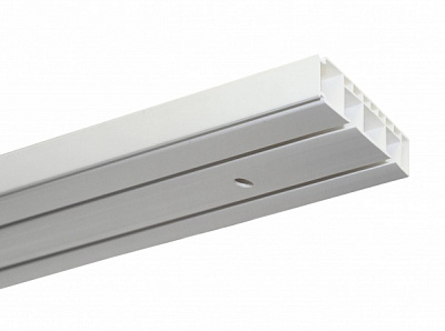 Карниз потолочный Gardinia двойной укомплектованный 210 см белый 1 шт. 