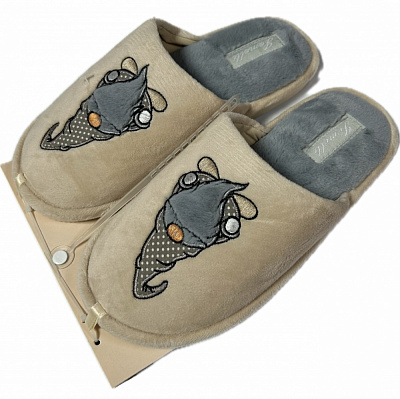 Капці домашні Gemelli Гномик р.40 бежевий