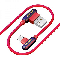 Кабель Luxe Cube USB C to USB game 1 м червоний (9998686444250) 