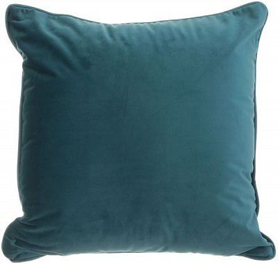 Подушка декоративна Велюр з кантом 45x45 см зелений La Nuit