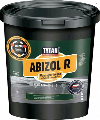 Праймер бітумно-каучуковий чорний Abizol R 18 кг