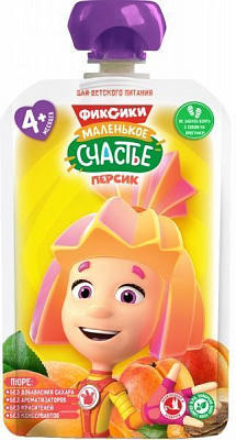 Пюре Фиксики Персик 90 г 4813163003360 
