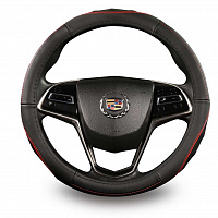 Чохол на кермо Auto Assistance GL2207 L (39-41 см) чорний