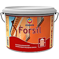 Краска фасадная с силоксаном Eskaro Forsil TR 9.5 л