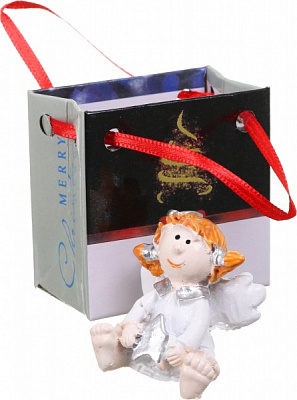 Сувенір новорічний у сумочці 37228 світлодіодна (LED)