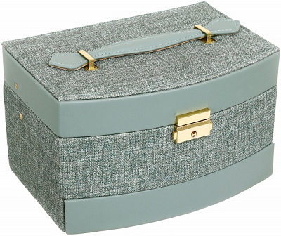 Шкатулка для украшений зеленый 22,5х16х13 см CX1645 Delux