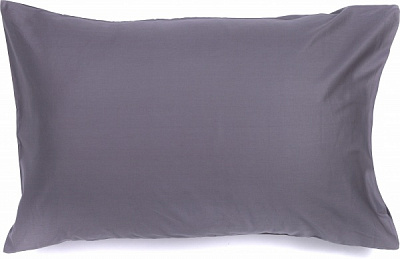 Набор наволочек 2 шт. 50x70 см темно-серый La Nuit 