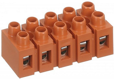 Колодка клемна EMT 5 полюсів 0.5-6 кв.мм помаранчевий
