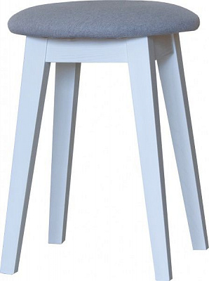 Табурет РПМК 450х340 мм серый / белый 