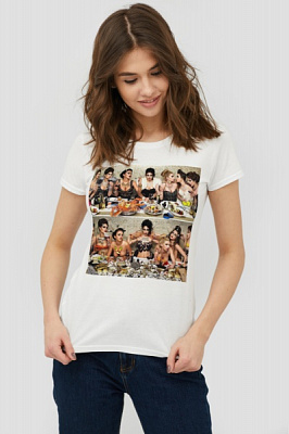 Футболка YAPPI WW1083 р.M білий