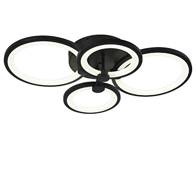 Люстра светодиодная Victoria Lighting 76 Вт черный Argo/PL4 black 