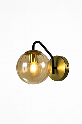 Светильник настенный Sensio Velmira E27 золото/амбер PR-PL241033W-1