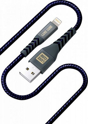 Кабель Luxe Cube 1,2 м чорний (8886668686440)