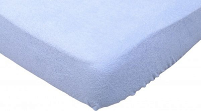 Простынь на резинке Ярослав 60х120 см голубой 