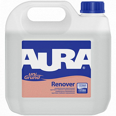 Ґрунтовка адгезійна Aura Unigrund Renover 5 л